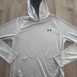 Under Armour Light Gray Pullover Lightweight Hoodie